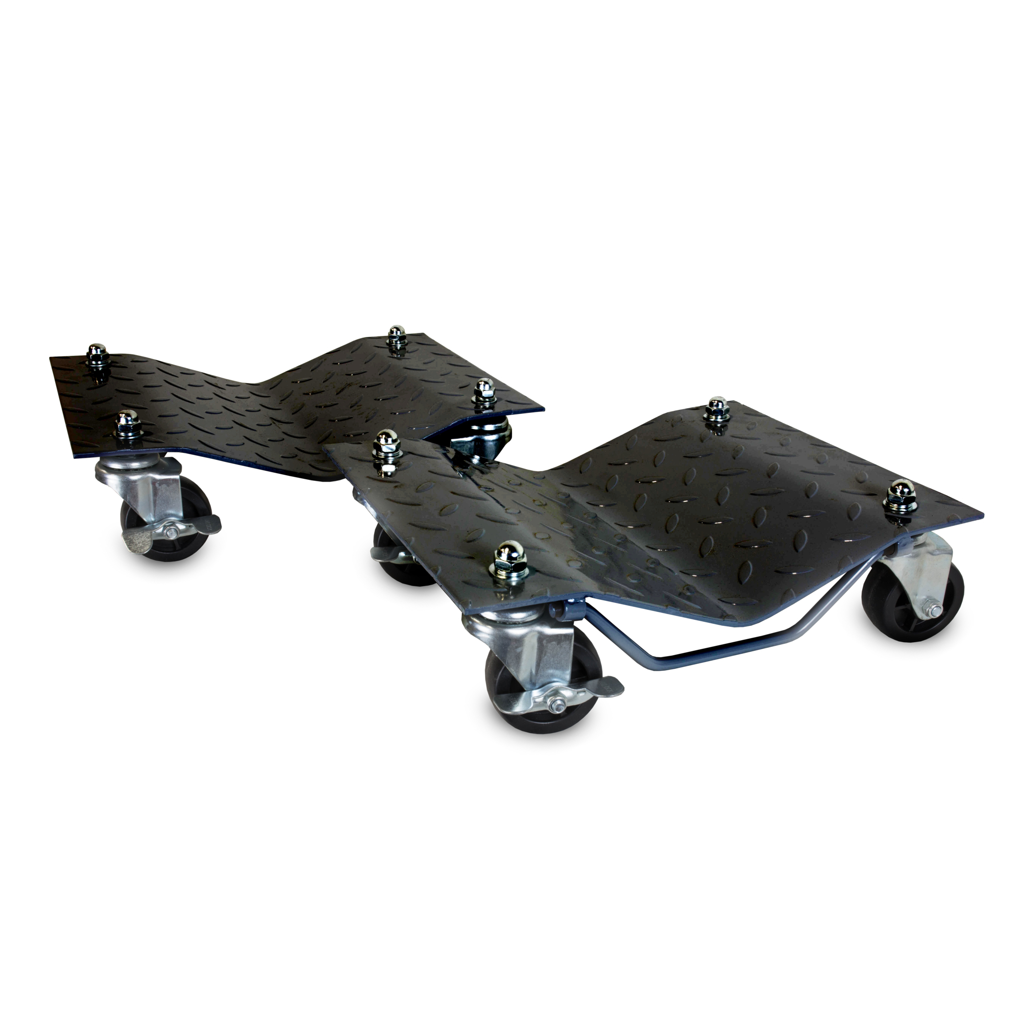 WEN Vehicle Dollies with Brakes - 3000-Lb. Capacity, 2 Pcs, 2.5in. Swiveling Casters, Model# 73017T